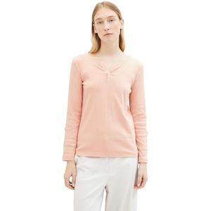 TOM TAILOR - 35225 - Bermuda - Abrikoos Offwhite Stripe