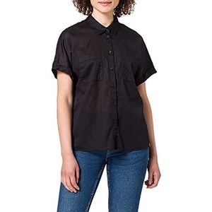 Camel Active Womenswear Dames 3098205S65 blouse, zwart, M
