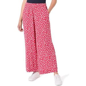 ICHI IHMARRAKECH AOP PA4 vrijetijdsbroek voor dames, 201908/Raspberry Wine Flower, M, 201908/Raspberry Wine Flower, M