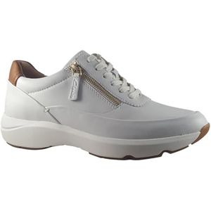 Clarks Tivoli sneakers met ritssluiting, Off White Lea, 44 EU, Off White Lea, 44 EU