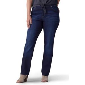 LEE Women's Plus-Size Relaxed Fit Straight Leg Jean, Niagara, 18W Medium