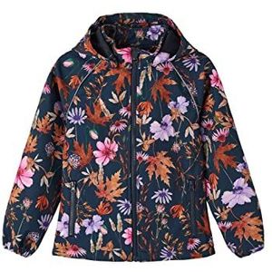 NAME IT Meisjes NKFALFA08 Jacket Autumn Flower FO Jacket, Dark Sapphire, 116, Dark Sapphire, 116 cm