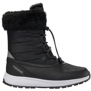 Viking Meisjes Equip Warm Wp Zip Snow Boot, Black Granite, 31 EU