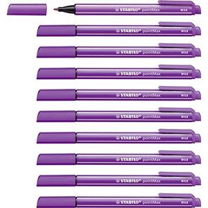 Fineliner - STABILO pointMax - 10 stuks - lila