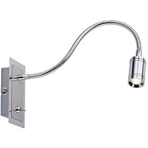 Paulmann 99068 Galeria Cylindro Spiegellamp 1x3W LED Wandlamp, 8 cm x 23,5 cm x 26 cm, Chroom