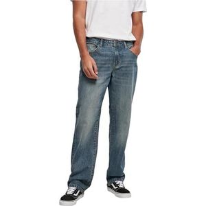 Urban Classics Heren Loose Fit Jeans Broek, Zand vernietigd gewassen, 50/54