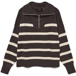 VERO MODA Gebreide damestrui VMSABA, chocolade taart, S