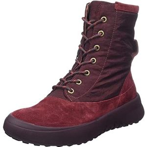 THINK! Dames KUSABI_3-000674 duurzame lodenvoering enkellaarsjes, 5000 Merlot/combi, 37,5 EU