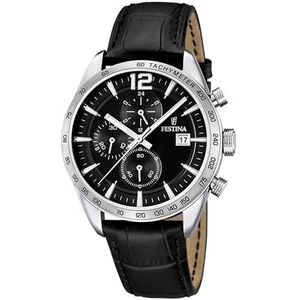 Festina Herenhorloge, analoog kwartshorloge, 32003026, zwart, band