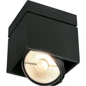 SLV plafondopbouwarmatuur KARDAMOD/spot, schijnwerper, plafondspot, plafondarmatuur, opbouwarmatuur, binnenverlichting / GU10 75W zwart