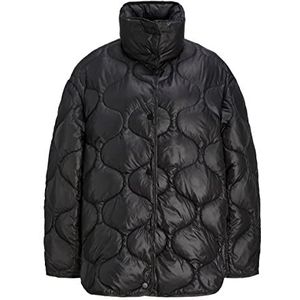 JACK & JONES JXNOVA Shiny Quilted Jacket SN jas, zwart, L, zwart, L