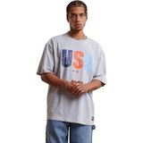 Starter - Black Label - Oversized T-shirt - Zwart - Korte Mouwen