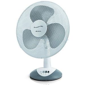 Ariete 847 Tafelventilator, 3 snelheden, 3 vleugels, oscillatie- en kantelfunctie, 40 W, kunststof, wit
