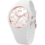Ice-watch - ICE flower Spring white - Wit dameshorloge met siliconen armband - 016662 (Maat S)
