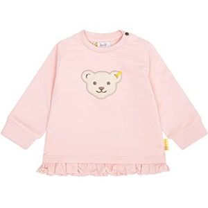 Steiff Klassiek sweatshirt voor babymeisjes, Zilverroze., 56 cm