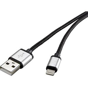 Renkforce Apple Lightning aansluitkabel voor Apple iPod/iPad/iPhone 0,5 m