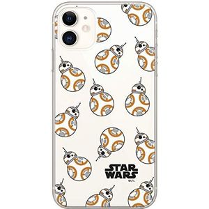 ERT GROUP mobiel telefoonhoesje voor Apple Iphone 11 origineel en officieel erkend Star Wars patroon BB 8 004 optimaal aangepast aan de vorm van de mobiele telefoon, gedeeltelijk bedrukt