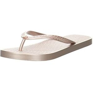 Tommy Hilfiger Dames Th Metallic Flat Beach Sandal Fw0fw06445 Teenslippers, Rose Rose Rose Goud, 36 EU