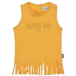 Koko Noko Meisjes-T-shirt met franjes, oker, 3 Jaar