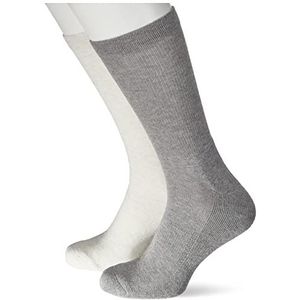 Levi's Unisex Crew Sock, mid Grey Melange/Marshmellow, 35/38