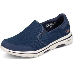 Skechers Gowalk 5 Apprize-Double Gore Slip On Performance Walking Shoe Sneakers voor dames, Skechers Gowalk 5 Apprize-Double Gore Slip on Performance Walking Shoe, Navy 2, 10.5 Wide