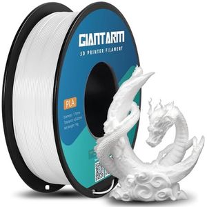 GIANTARM PLA-filament 1,75 mm voor 3D-printer PLA filament 1,75 mm spoel 1 kg, wit
