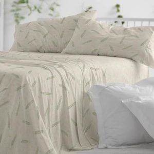 Burrito Blanco Beddengoedset, bed van 150 tot 160 cm (+ beschikbare maten), design 046, groen (150-160 x 190/200 cm)