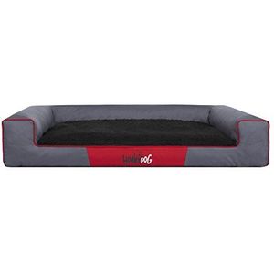 Hobbydog L VIEGZC1 Dog Bed Victoria Exclusive L 80X55 cm Graphite-Black, L, Multicolored, 2.7 kg