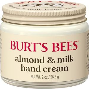Burt's Bees® 99% natuurlijke vochtinbrengende handcrème met amandelen en melk - pot van 56,6 gram