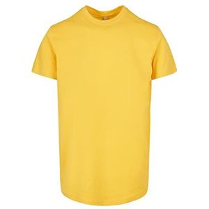 Build Your Brand Basic T-shirt voor heren met ronde hals, Taxi Yellow, 4XL