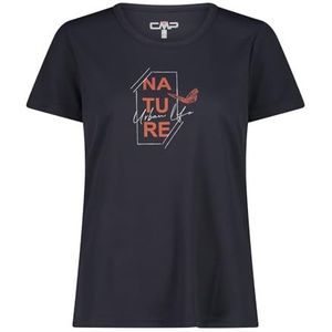 CMP T-shirt voor dames, antraciet-bitter, 40 NL