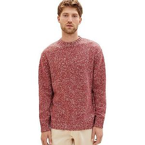 TOM TAILOR Herentrui, 32733 - Bordeaux Red Fancy Structure, 3XL