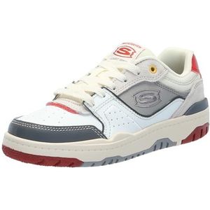 Skechers SKX-230 Sneaker, Wit/Rood, 13 UK, Wit Rood, 32 EU