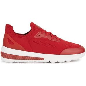 Geox U SPHERICA ACTIF A Sneakers voor heren, rood, 41 EU, rood, 41 EU
