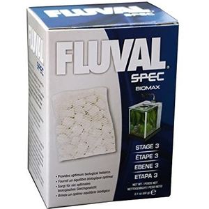 Fluval Biomax, biologische ringen met een complex poriënsysteem voor nuttige bacteriën, geschikt voor Flex 34 L, 57 L en 123 L en de Spec 1, 3 en 5 aquaria, 42 g