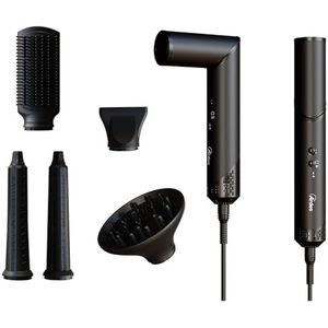 ARDES ESTYLIA ARPHON03 Styler en haardroger 3-in-1, digitale motor 110.000 omw/min, met automatische krultang rechts en links Coanda-technologie, stijlborstel, concentrator en diffuser