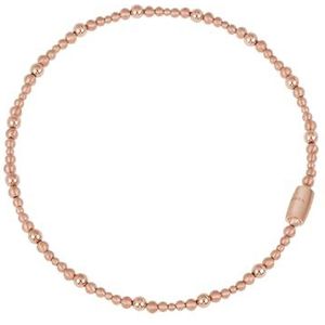 Breil Halskette für Damen Magnetica System Medium Sun Element aus IP-Stahl mit kleinen Kugeln in der Farbe Rosé Länge: 45cm, TJ2937