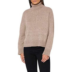 Noisy may Dames Nmian L/S Roll Neck Knit Noos Pullover, Nomad detail: melangé, S