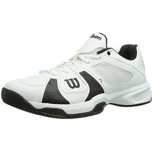 Wilson RUSH Open WRS317850E135 Tennisschoenen voor heren, wit/zwart, meerkleurig wit zwart, 43.50 EU