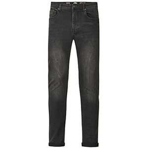 Petrol Industries Denim smalle broek voor heren, Zwart-zwart, 32W / 32L