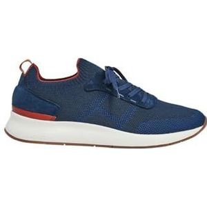 Hackett London Heren H-Runner Globe Sneaker, Blauw (Navy), 11 UK, Blauw marine, 43.5 EU