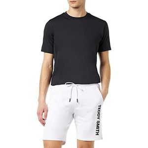 Teddy Smith S- Mickael French Terry Shorts, wit/donker marineblauw, 3XL heren, wit/donker marineblauw, 3XL