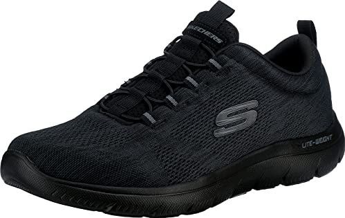 Skechers mens Skechers Men's Summits Louvin Loafer, Black, 11.5 US