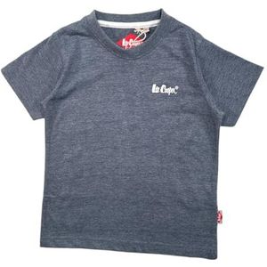 Lee Cooper, T-shirt, jongens, meisjes, (4 tot 14 jaar), poloshirt, tanktop, overhemd, bedrukt, kleding, uniseks, kinderen, sport, ademend, model GLC121210 TS S5-12A, grijs, Grijs, 12 Jaar