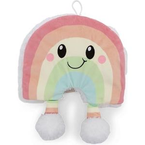 NICI 62331 Warmwaterkruik regenboog Nibsi, 350 ml, 23 x 27 cm, kleurrijk, behaaglijk warmtedier vanaf 10 maanden, pluchen dier, voor kinderen en volwassenen