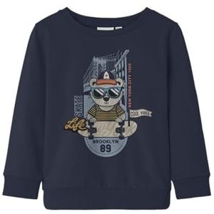 Name It mini jongens trui LEN Blue Regular Fit