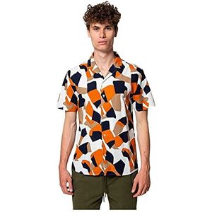 Revolution Herenshirt, gebroken wit, S