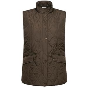 Ulla Popken - Steppweste - Dunkles Oliv - Mouwloos Damesvest