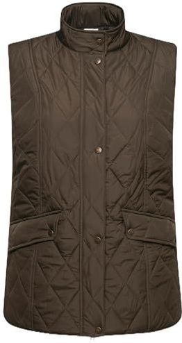 Ulla Popken - Steppweste - Dunkles Oliv - Mouwloos Damesvest