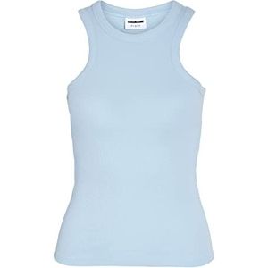 Noisy may Dames Nmmaya S/L Halter Neck Top Noos (10 stuks), Cerulean., M